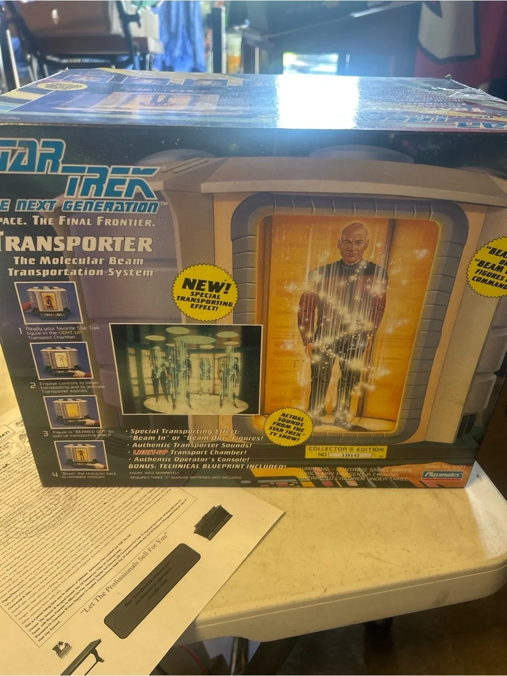 🚀 Vintage Star Trek The Next Generation Transporter Playset Playmates